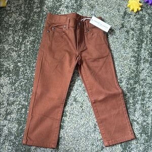 Janie and Jack Brown pants 3T